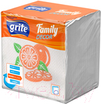Бумажные салфетки Grite Family Decor (24x24) - товар по цвету не маркируется