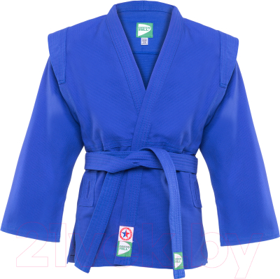 Куртка для самбо Green Hill JS-302 (р-р.6/190, синий)