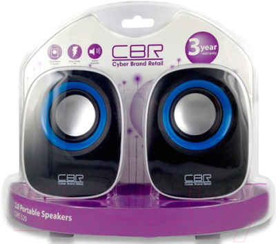 Мультимедиа акустика CBR CMS-520 (синий)