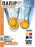 

Фотобумага ColorWay, PG260020A4
