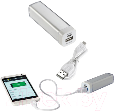 Портативное зарядное устройство Easy Gifts Malibu 302806 (белый)