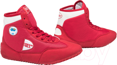 Обувь для борьбы Green Hill GWB-3052/GWB-3055 (красный/белый, р-р 45)