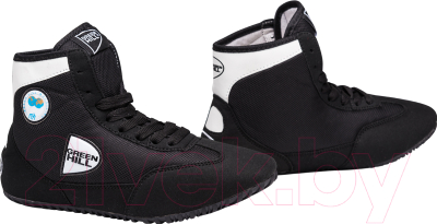 Обувь для борьбы Green Hill GWB-3052/GWB-3055 (черный/белый, р-р 35)