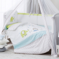 Комплект постельный для малышей Perina Джунгли / ДЖ7-01.1 (7 предметов) - 