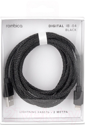 Кабель Rombica Digital CB-IB04B (черный)