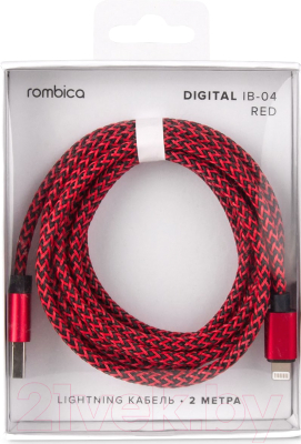 Кабель Rombica Digital CB-IB04R (красный)