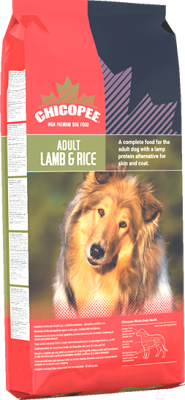 Сухой корм для собак Chicopee Adult Lamb & Rice (15кг)