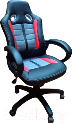 Кресло геймерское Everprof Forsage PU (черный/красный/серый)