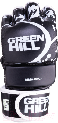 Перчатки для единоборств Green Hill MMA-0057 (S, черный)