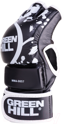 Перчатки для единоборств Green Hill MMA-0057 (S, черный)