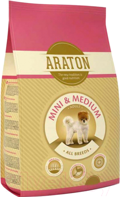 Сухой корм для собак Araton Adult Mini & Medium / ART24287 (3кг)
