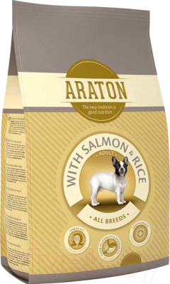 Сухой корм для собак Araton Adult Salmon & Rice / ART44786 (15кг)