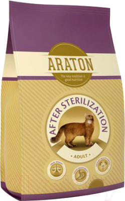 Сухой корм для кошек Araton Cat After Sterilization / ART24140 (1.5кг)