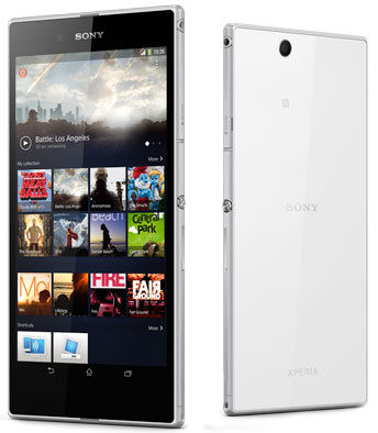 Смартфон Sony Xperia Z Ultra (C6802) (White) - общий вид