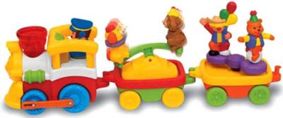 Железная дорога игрушечная Kiddieland Железная дорога и цирковой поезд (041962) - паровозик