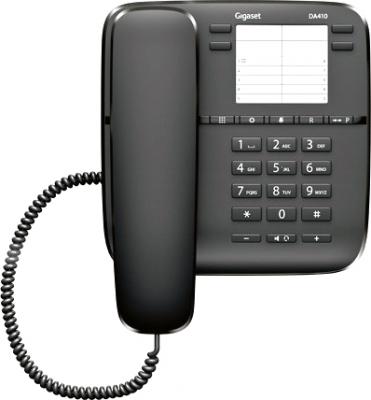 Проводной телефон Gigaset DA410 (Black) - общий вид