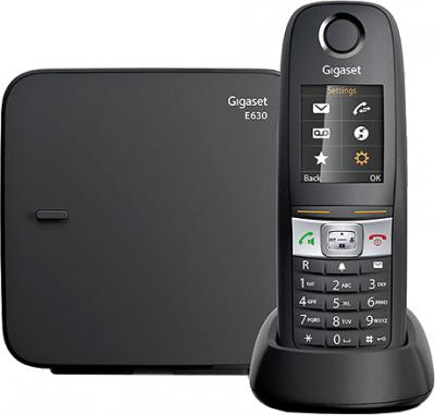 Беспроводной телефон Gigaset E630 (Black) - общий вид
