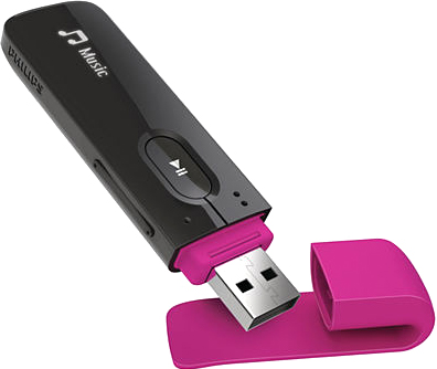 USB-плеер Philips Mix 4GB (SA5MXX04PF/97) - общий вид