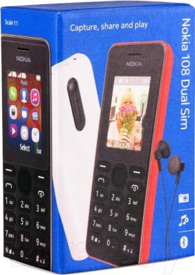 Мобильный телефон Nokia 108 Dual (черный)