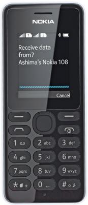 Мобильный телефон Nokia 108 Dual (черный)