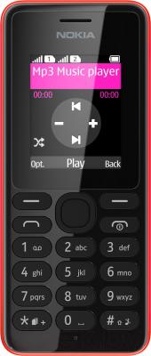 Мобильный телефон Nokia 108 Dual (красный)