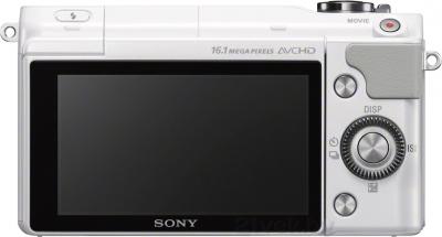 Беззеркальный фотоаппарат Sony NEX-3NLW - вид сзади