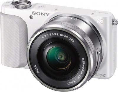 Беззеркальный фотоаппарат Sony NEX-3NLW - общий вид