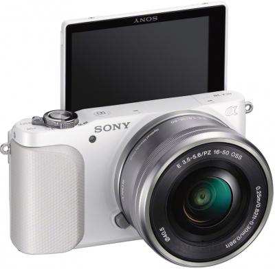 Беззеркальный фотоаппарат Sony NEX-3NLW - общий вид