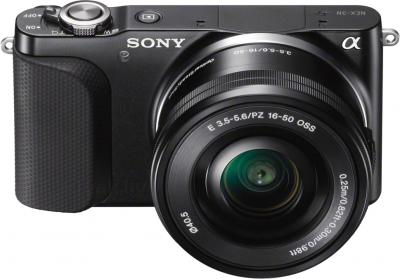 Беззеркальный фотоаппарат Sony NEX-3NYB - общий вид