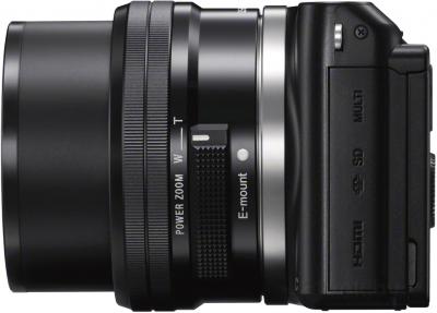 Беззеркальный фотоаппарат Sony NEX-3NYB - вид сбоку