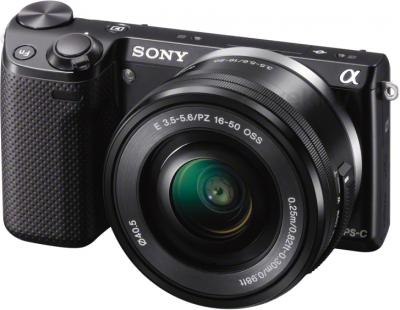 Беззеркальный фотоаппарат Sony NEX-5TLB - общий вид
