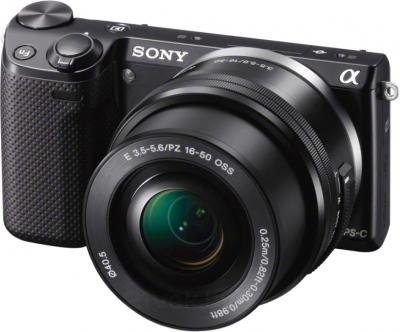 Беззеркальный фотоаппарат Sony NEX-5TLB - общий вид