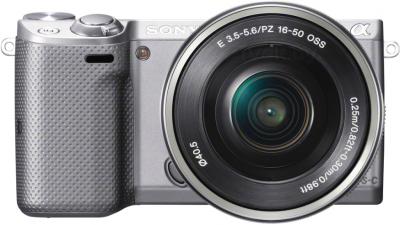 Беззеркальный фотоаппарат Sony NEX-5TYS - вид спереди