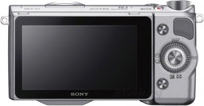 Беззеркальный фотоаппарат Sony NEX-5TYS - вид сзади