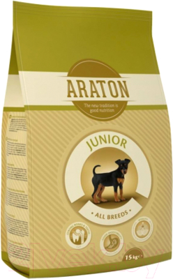 Сухой корм для собак Araton Junior All Breeds / ART24125 (15кг)