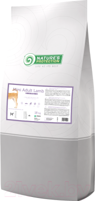 Сухой корм для собак Nature's Protection Adult Mini Lamb / KIK45249 (18кг)