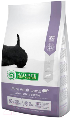 Сухой корм для собак Nature's Protection Adult Mini Lamb / NPS24423 (2кг)