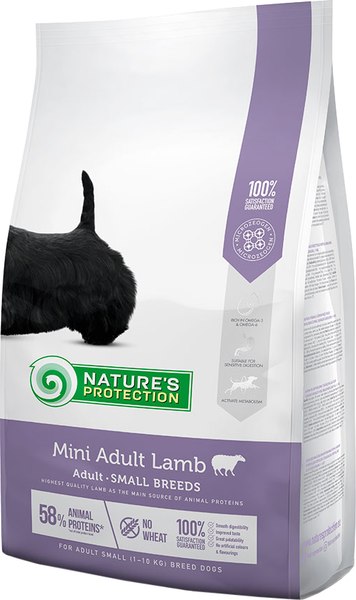 Сухой корм для собак Nature's Protection Adult Mini Lamb / NPS24424