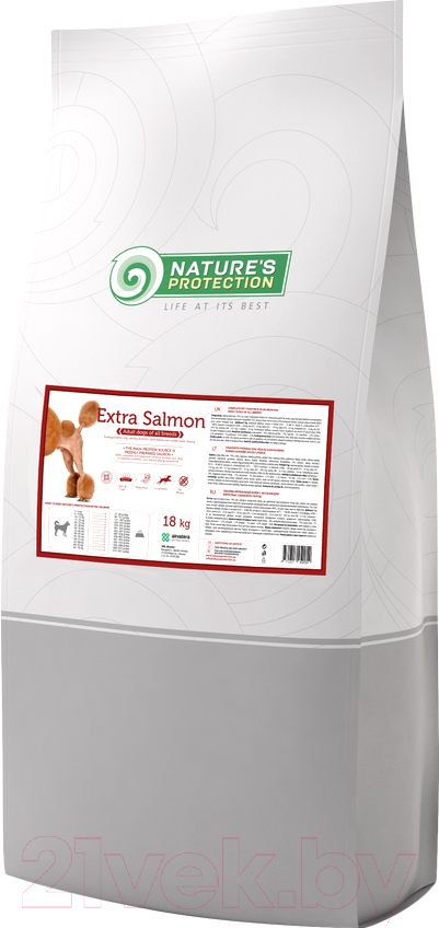 Сухой корм для собак Nature's Protection Dog Extra Salmon / KIK45205 (18кг)