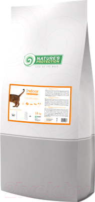 Сухой корм для кошек Nature's Protection Indoor / KIK24343 (18кг)