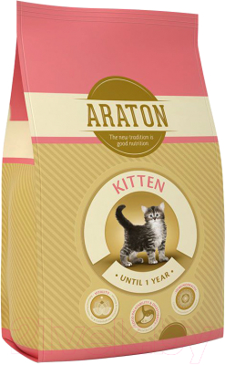 Сухой корм для кошек Araton Kitten 8 / ART44790 (15кг)