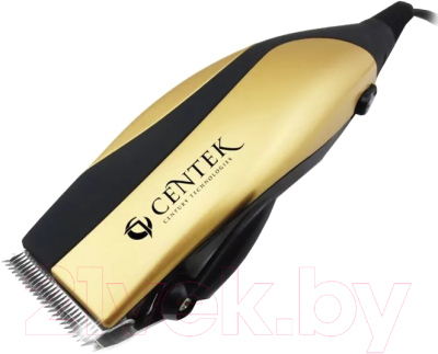 Машинка для стрижки волос Centek CT-2115 (черный/золото)