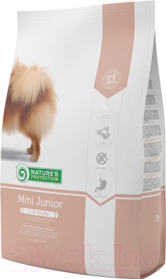 Сухой корм для собак Nature's Protection Junior Mini / NPS24306 (2кг)