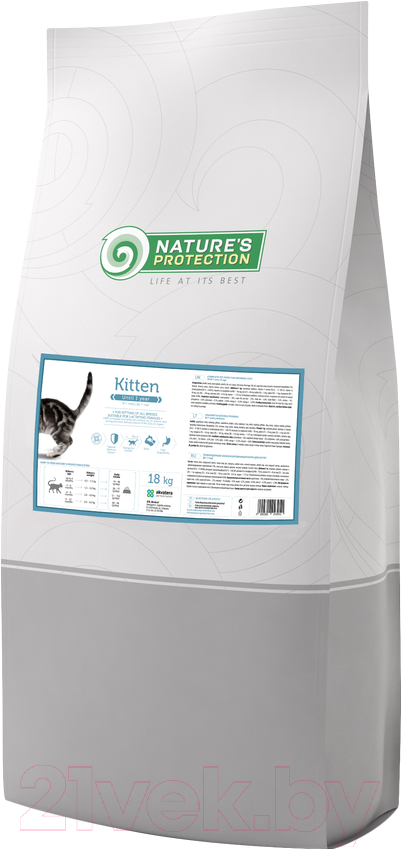 Сухой корм для кошек Nature's Protection Kitten / KIK24305 (18кг)
