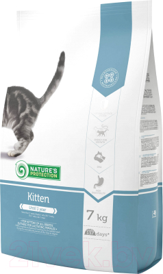 Сухой корм для кошек Nature's Protection Kitten / NPS24430 (7кг)