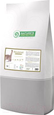 Сухой корм для кошек Nature's Protection Neutered / KIK24347 (18кг)
