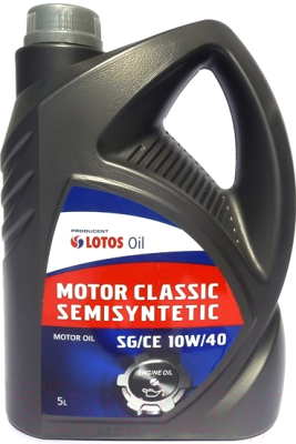 Моторное масло Lotos Classic Semisyntetic SAE10W40 API SG/CE / LBCLSEMI/5 (5л)