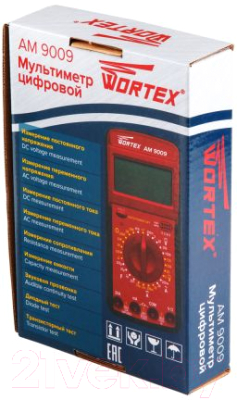 Мультиметр цифровой Wortex AM 9009 (AM9009000014)