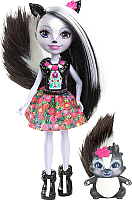 

Кукла с аксессуарами Mattel, Enchantimals Сейдж Скунс с питомцем / DYC75