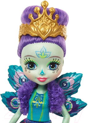Кукла с аксессуарами Mattel Enchantimals Пэтти Павлин с питомцем / DYC76